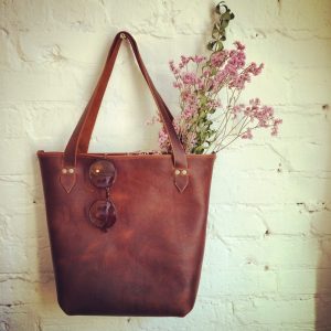 Sew a Leather Market Tote