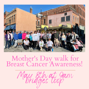 Mothers Day Breast Cancer Awareness walk ~ Bridges of Stillwater Loop trail