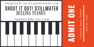 Shout It Out! Stillwater - Dueling Pianos