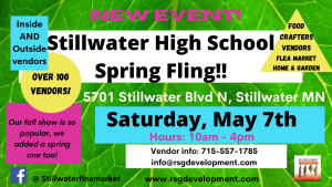 Stillwater High School Spring Fling! Craft Show & More