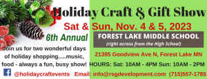 Holiday Craft & Gift Show Forest Lake