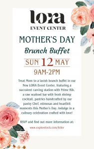 Mothers Day Brunch at LORA Event Center